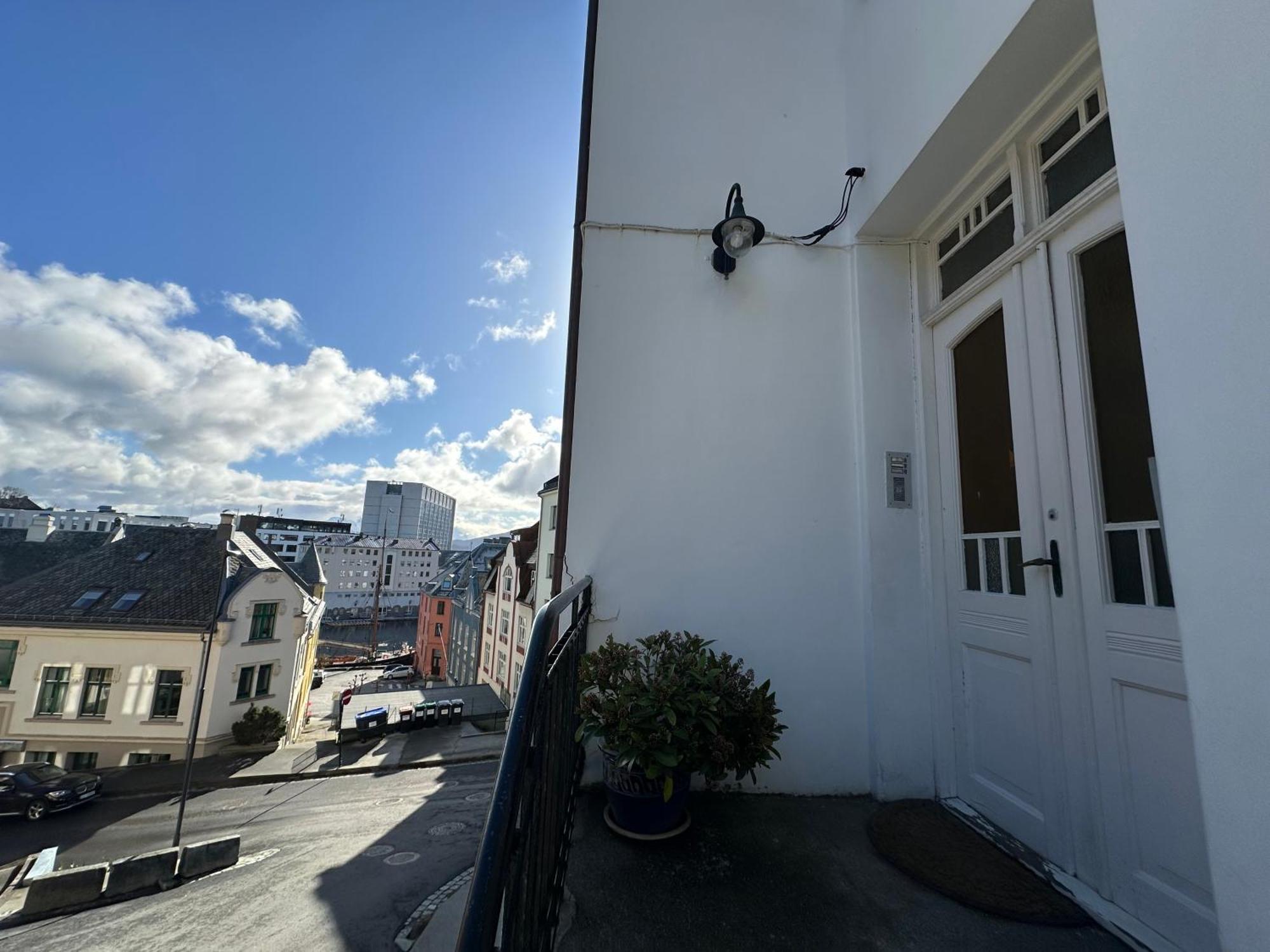 Stylish Big Jugend Art Nouveau Apartment With Balcony Heart Of オーレスン エクステリア 写真